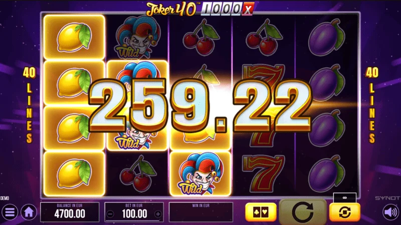 Joker 40 1000 - a winning combination on the reels